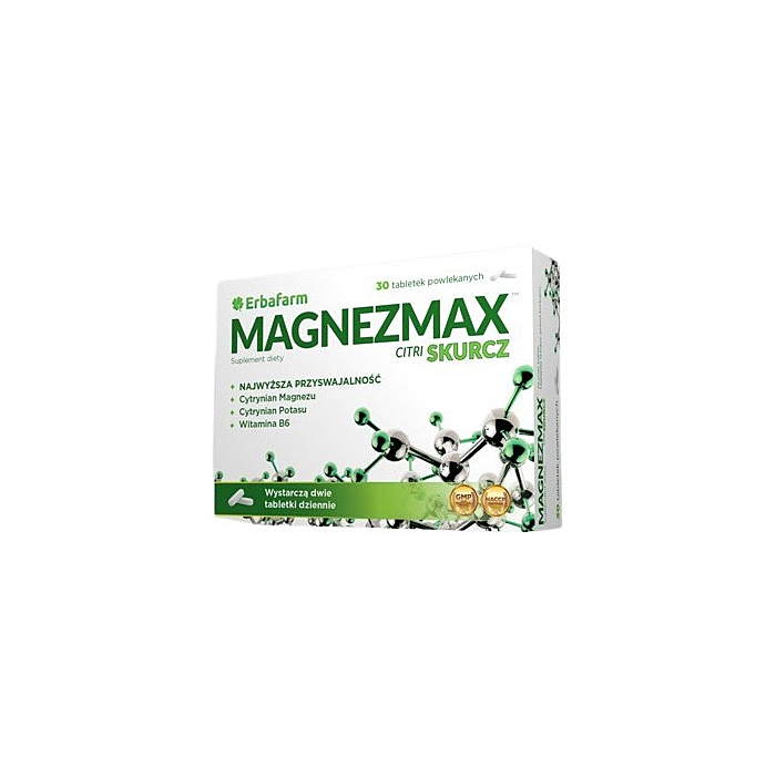 Magnezmax Citri Skurcz 30 Tabletek