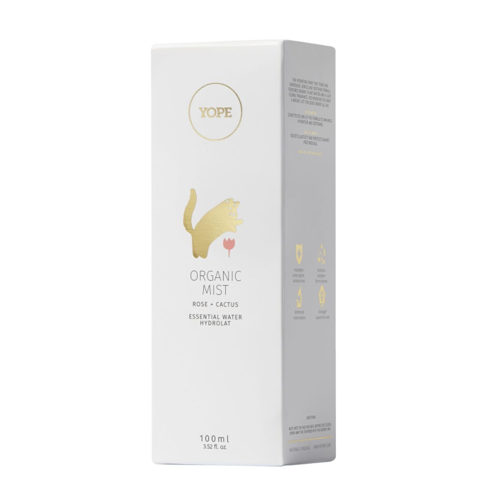 Yope Organic Mist Hydrolat, Róża + Kaktus 
