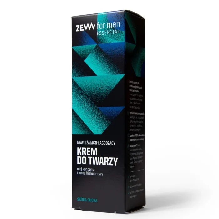 Крем для лица мужской Zew For Men, увлажняющий, успокаивающий, 50 мл — фото 3