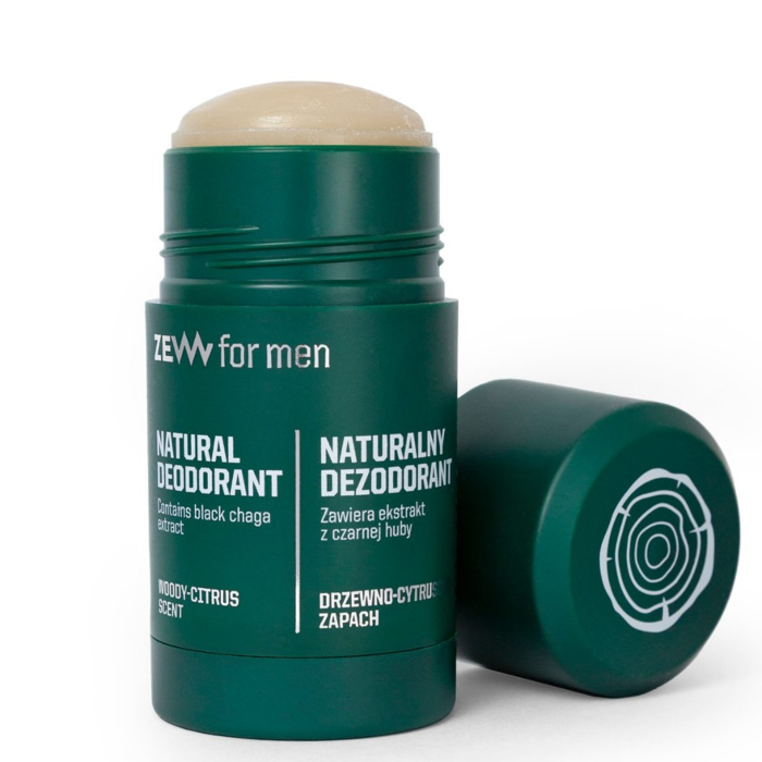 ZEW For Men z Czarną Hubą - Deo (M) Naturalny dezodorant w sztyfcie  85 g
