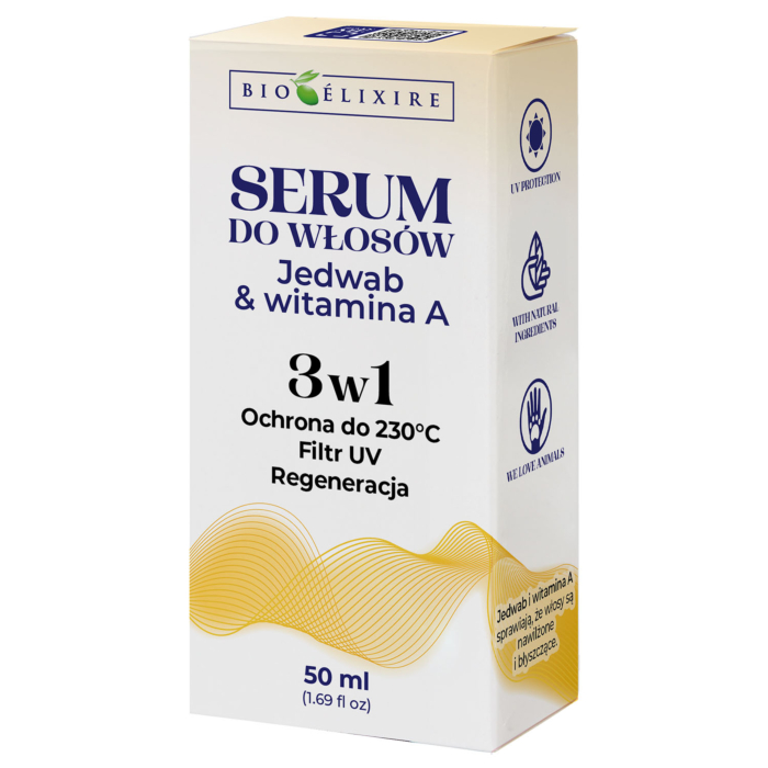 Bioelixire Serum z jedwabiem + wit. A + filtry UV