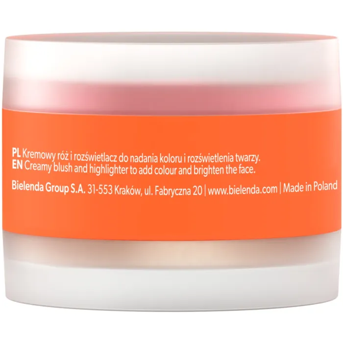 Кремовые румяна и хайлайтер для лица Faceboom Make-Up Duo, 01 Peach, 6 г — фото 4