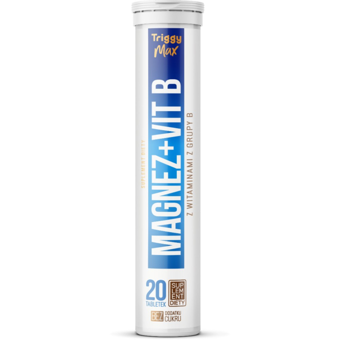 Triggy Tabletki musujące Magnez + Vit B 