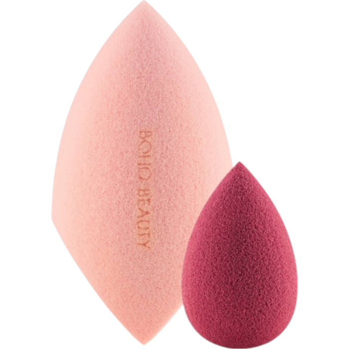 Boho Beauty Zestaw 2 Gąbek do makijażu, V Cut Pink Slim + Pink Berry Mini