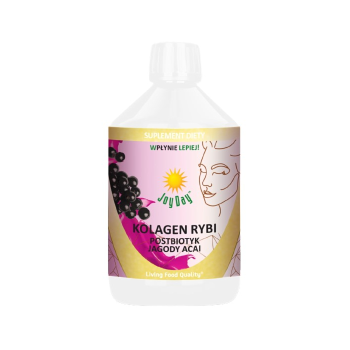 Joy Day Kolagen z Biofermentem Postbiotycznym Płyn 500 ml