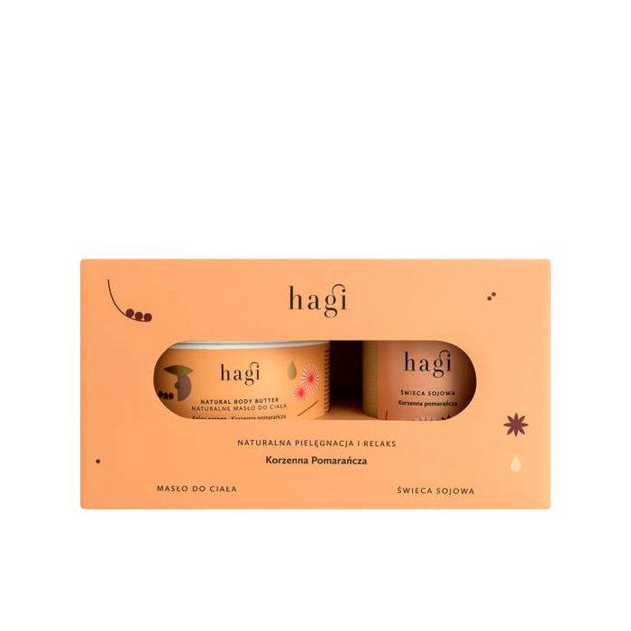 Hagi Zestaw Naturalna Pielęgnacja i Relaks (masło + świeca sojowa)
