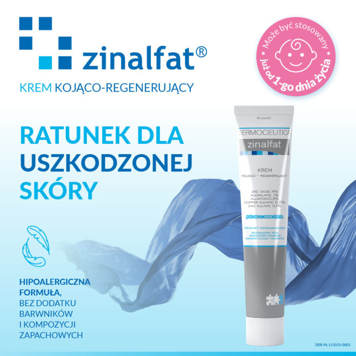 Zinalfat, Krem kojąco-regenerujący