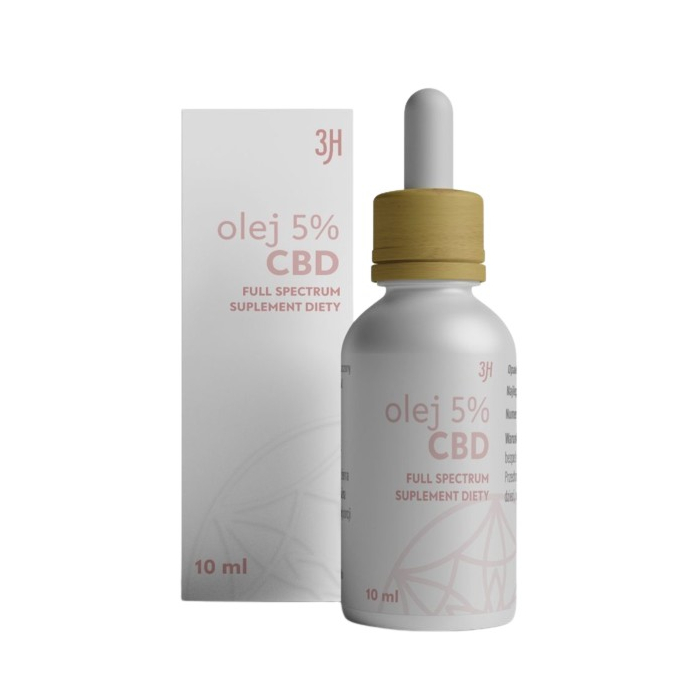 3H CBD Olej 5% 10 ml