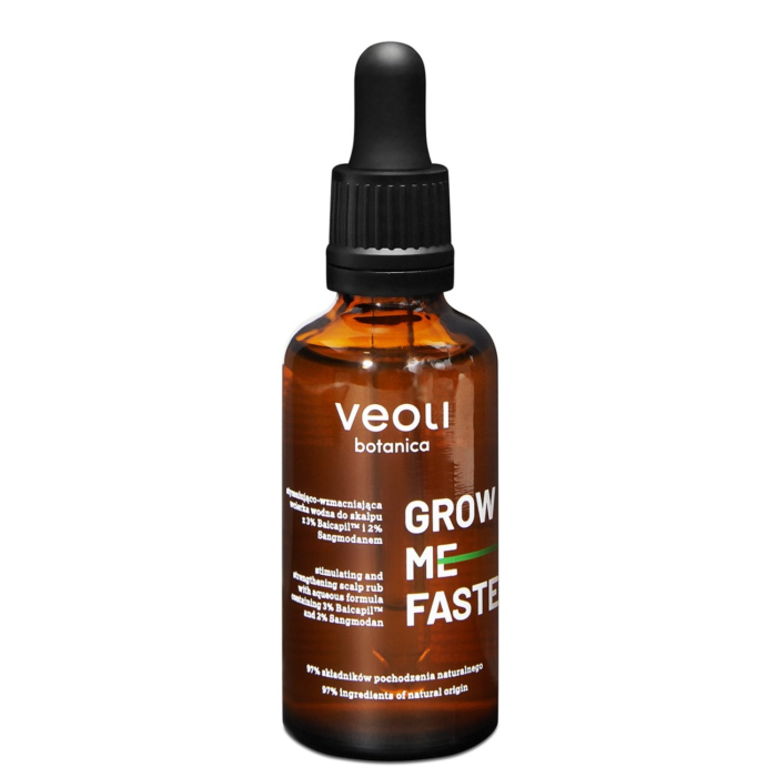 Veoli Botanica Hair We Go Stymulująco - wzmacniająca wcierka wodna do skalpu z 3% Baicapil™ i 2% Sangmodanem