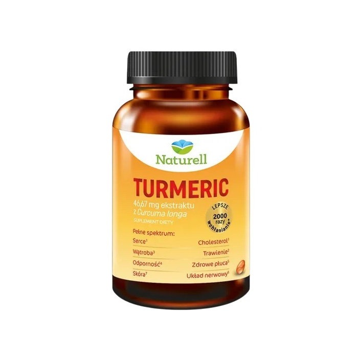 Naturell Turmeric 60 Kapsułek