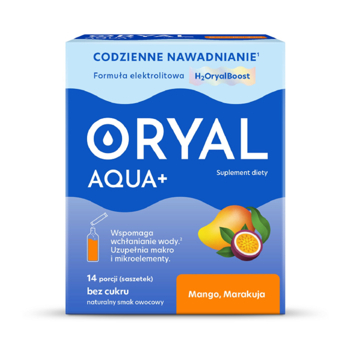 Oryal Aqua + Mango, Marakuja, saszetki