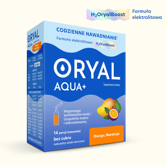 Oryal Aqua + Mango, Marakuja, saszetki