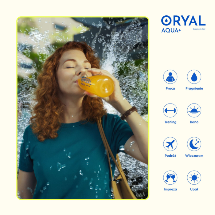 Oryal Aqua + Mango, Marakuja, saszetki