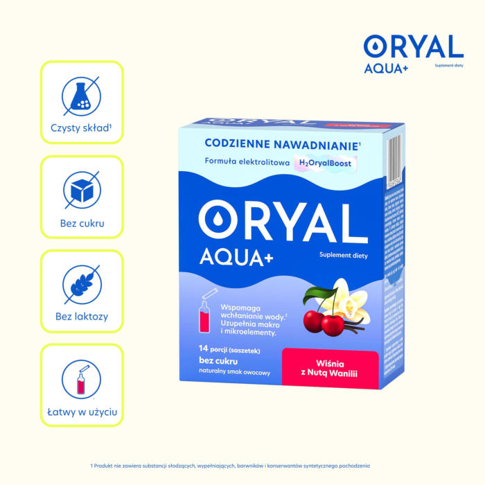 Oryal Aqua +  Wiśnia z nutą wanilii, saszetki