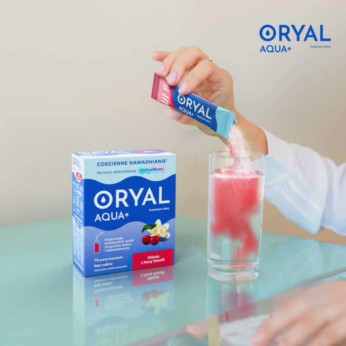 Oryal Aqua +  Wiśnia z nutą wanilii, saszetki