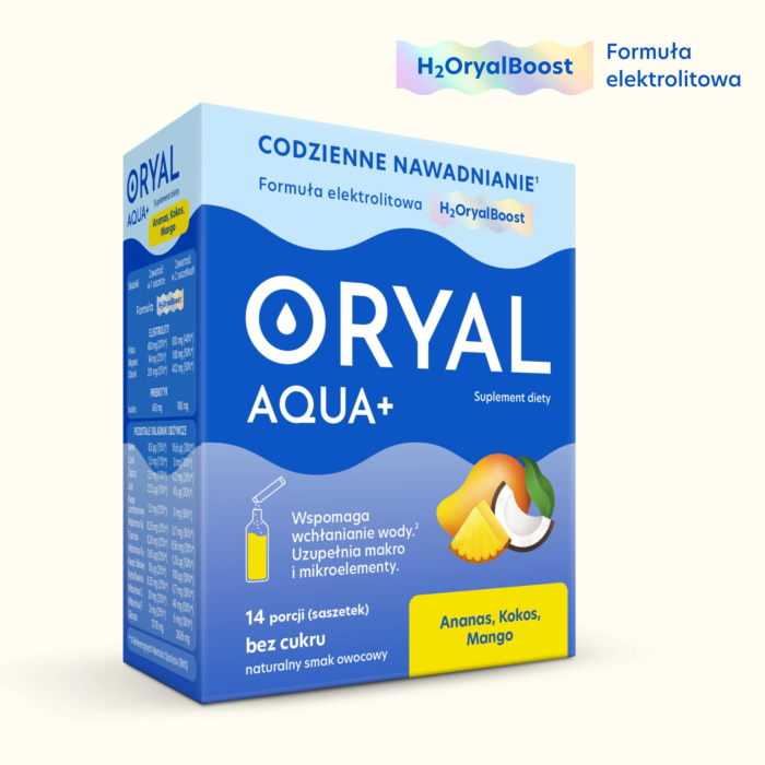 Oryal Aqua + Ananas, Kokos, Mango, saszetki