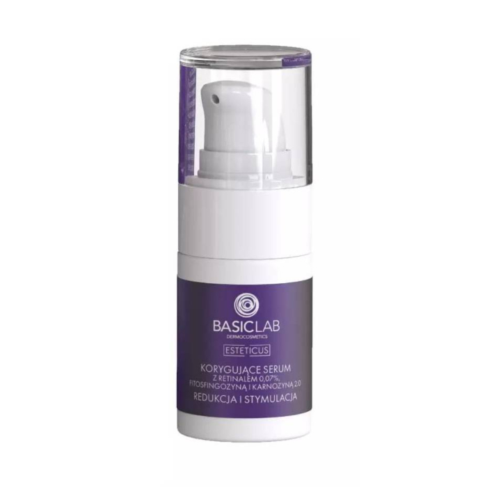 BasicLab Esteticus 0,07% Retinal, Fitosfingozyna, Karnozyna 2.0, 30 ml