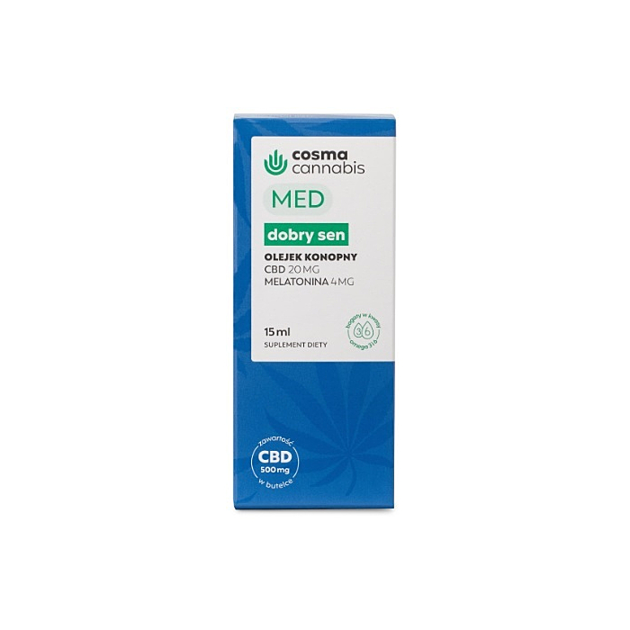 Cosma Cannabis Med Dobry Sen, Olejek, 15 ml
