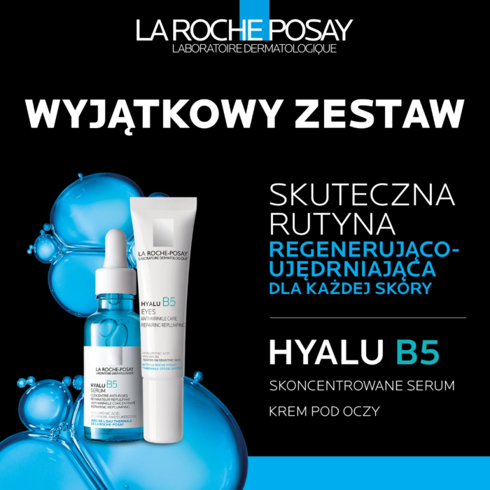 La Roche-Posay Hyalu B5 Zestaw prezentowy, Serum + Krem pod oczy