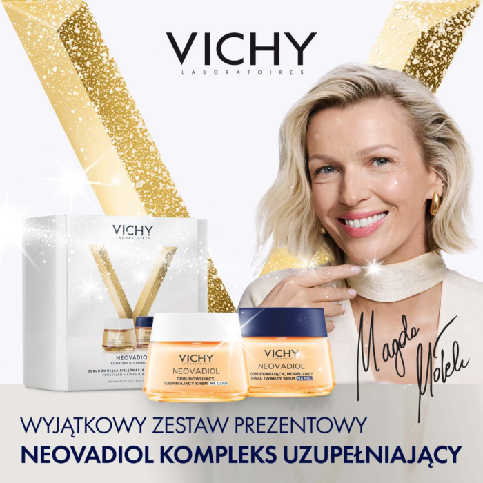 Vichy Neovadiol Kompleks Uzupełniający Zestaw: odbudowujący krem na dzień + modelujący owal twarzy krem na noc