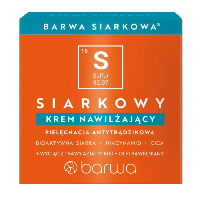 Barwa Siarkowa Siarkowy Krem nawilżający