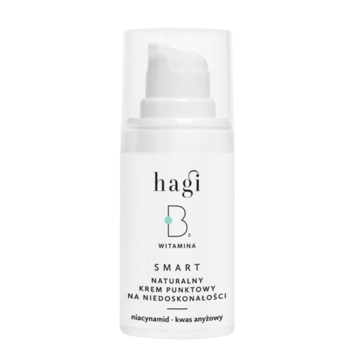 Hagi Smart B - Naturalny krem punktowy na niedoskonałości do cery tłustej i trądzikowej 15ml