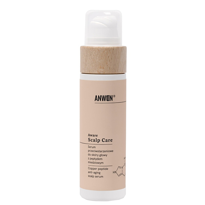 Anwen Aware Scalp Care Serum przeciwstarzeniowe do skóry głowy z peptydem miedziowym