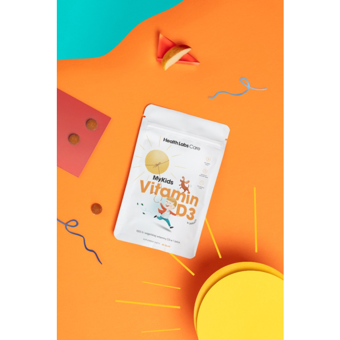 Health Labs Care, MyKids Vitamin D3, Wegańska witamina D3 w żelkach dla dzieci