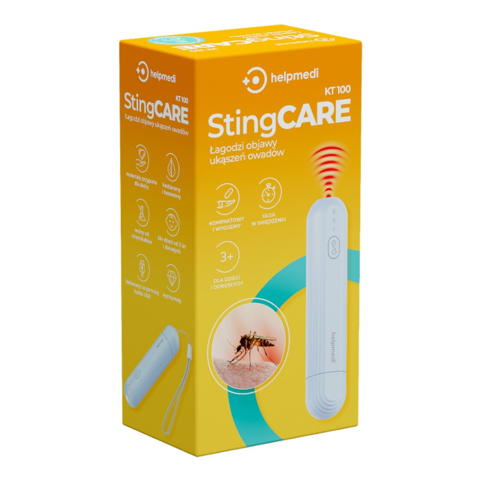 Helpmedi StingCare KT100 Urządzenie łagodzące objawy ukąszeń owadów, 1 szt.