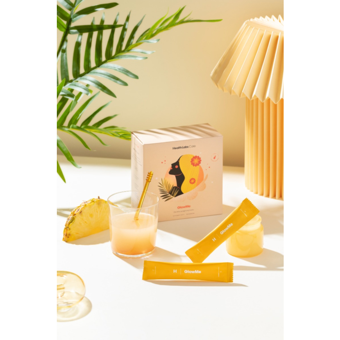 Health Labs Care GlowMe Smak Ananasowy Saszetki z kolagenem, 30 szt.