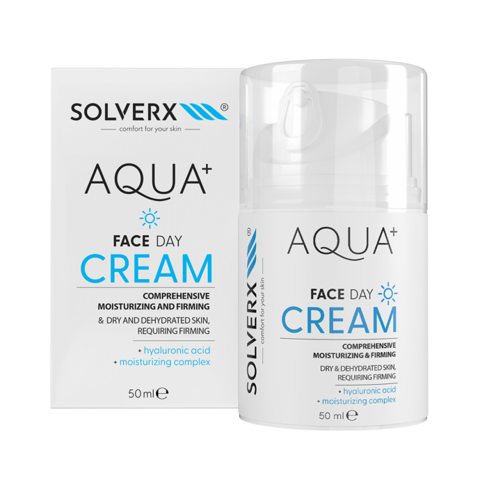 Solverx Aqua+ Krem do twarzy na dzień