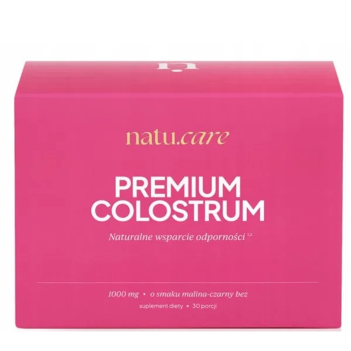 Natu.Care Colostrum Premium Malina-Czarny Bez Proszek 30 sasz.
