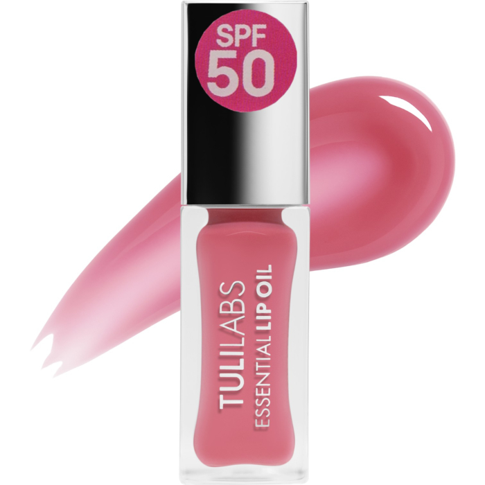 Tuli Labs Essential Lip Oil, Olejek do pielęgnacji ust SPF50, Joyful Moments