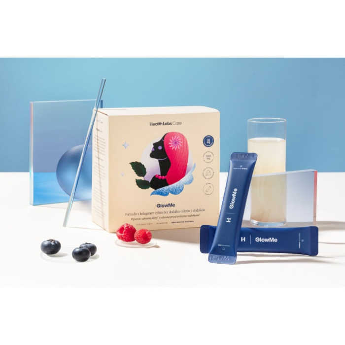 Health Labs Care GlowMe Smak Malina-Borówka Saszetki z kolagenem, 30 szt.