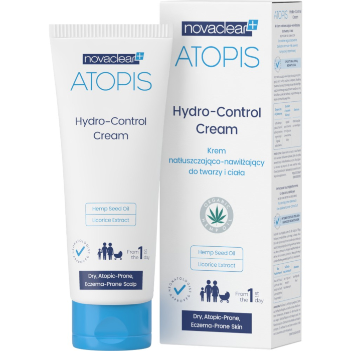 Novaclear Atopis Hydro-Control Natłuszczająco-nawilżający krem do twarzy i ciała, 100 ml