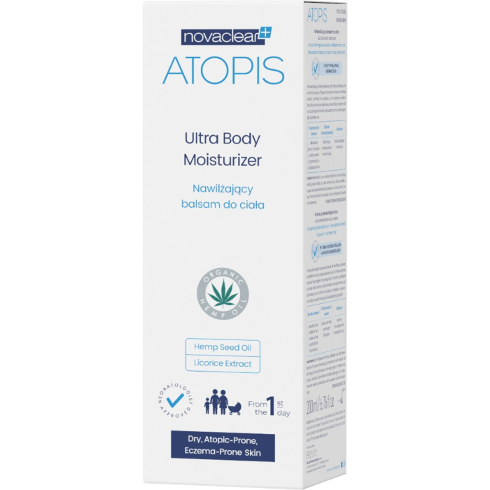 Novaclear Atopis Balsam do ciała z olejem konopnym 200 ml