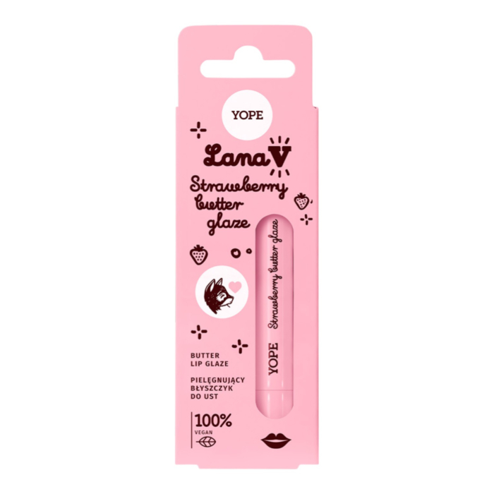 Yope Błyszczyk do ust, Strawberry Butter lip glaze 