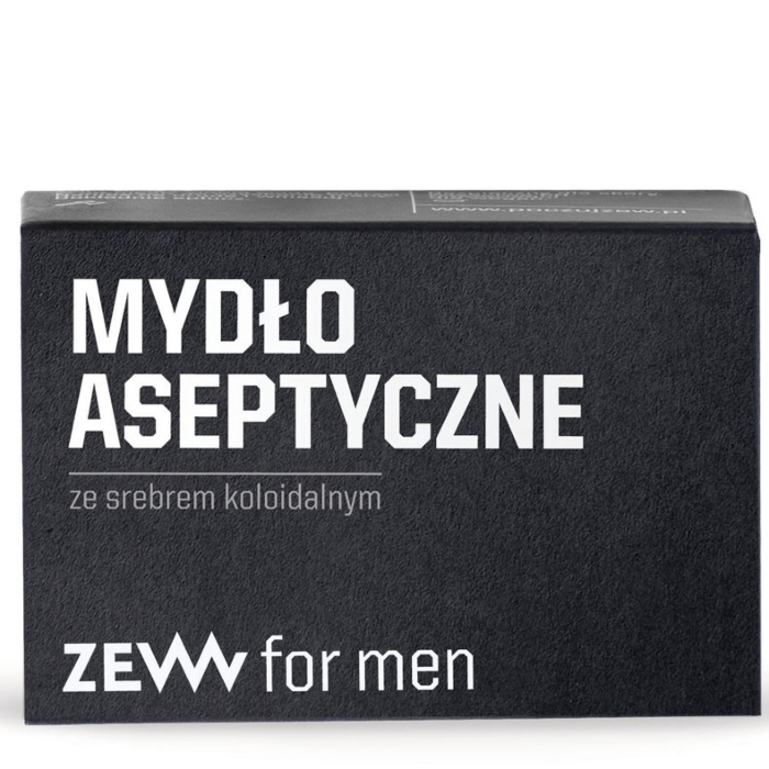 ZEW For Men ze Srebrem Kolidalnym - Mydło aseptyczne  85 g