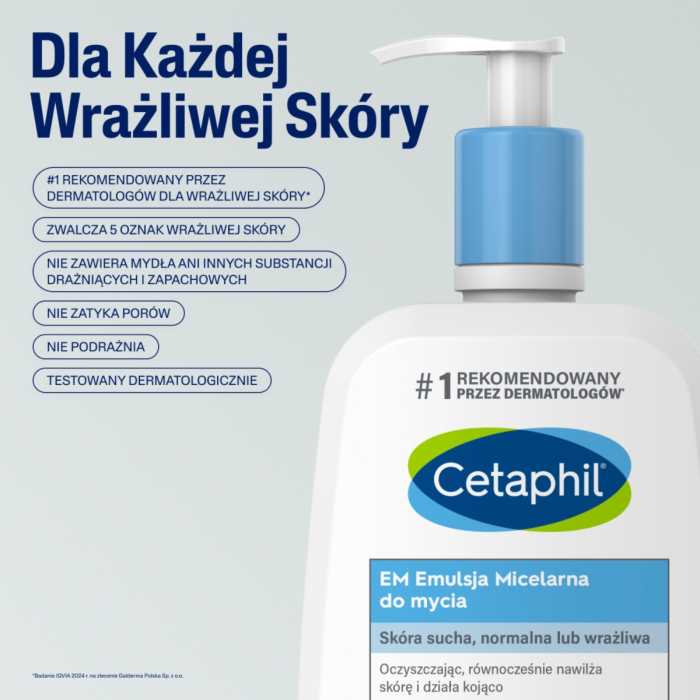 Cetaphil EM Emulsja micelarna do mycia, 500 ml
