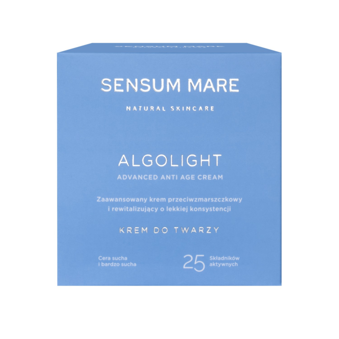 Sensum Mare Algolight Krem rewitalizujący i przeciwzmarszczkowy o lekkiej konsystencji 