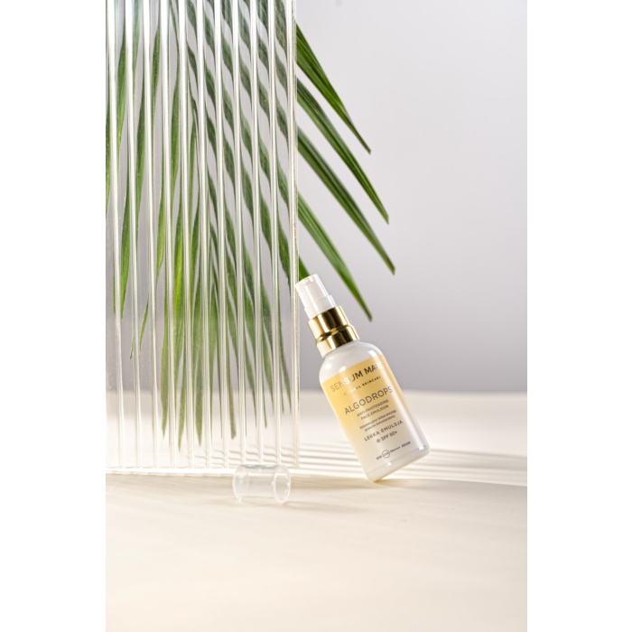 Sensum Mare Algodrops Lekka emulsja Ochronna przeciw Fotostarzeniu SPF 50 Uvb Uva Pa++++ Hev/Ir
