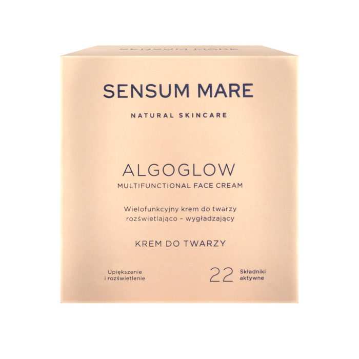 Sensum Mare Algoglow Wielofunkcyjny krem do twarzy rozświetlająco-wygładzający