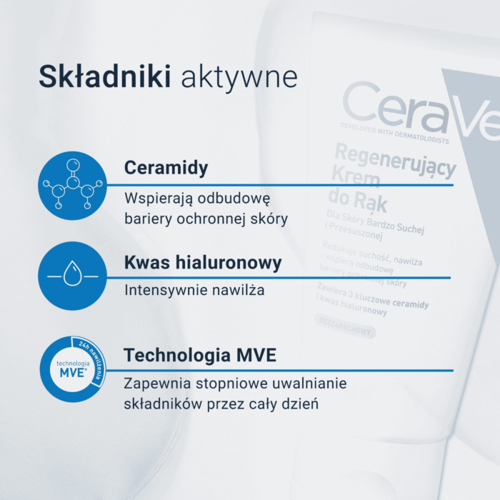 CeraVe Regenerujący krem do rąk do skóry bardzo suchej 50 ml
