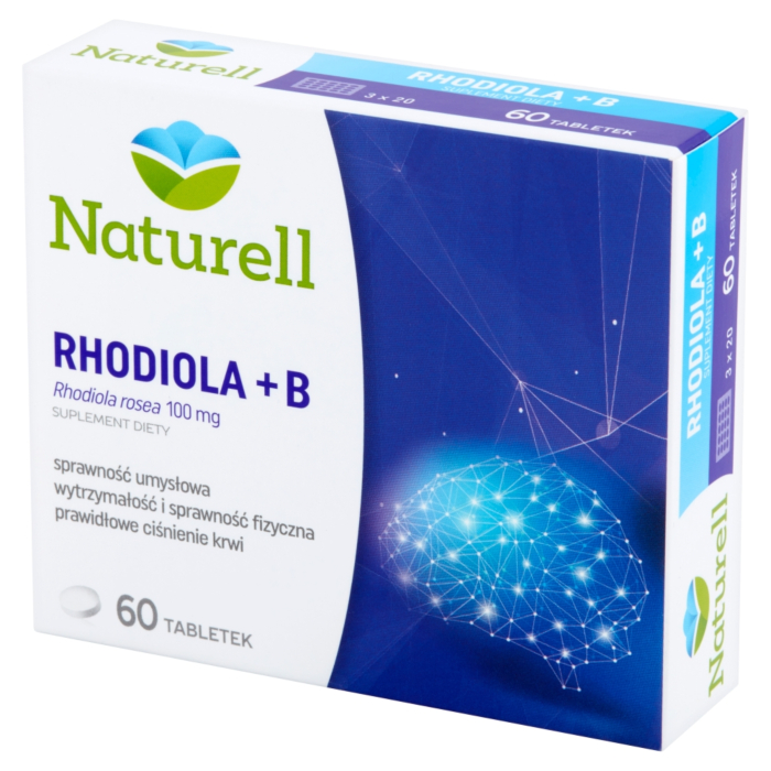 Naturell Rhodiola + B, Tabletki