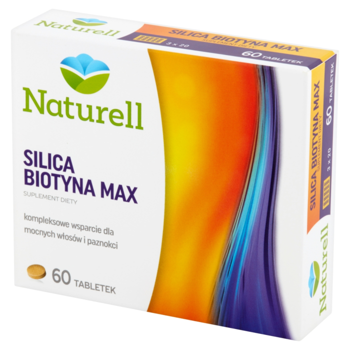 Naturell Silica Biotyna Max, Tabletki