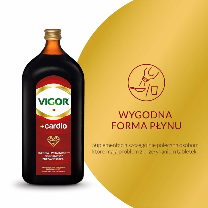 Vigor+ Cardio Tonik Zestaw witamin i minerałów z wyciągami roślinnymi
