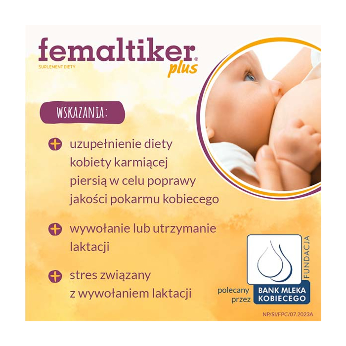 Femaltiker Plus Smak czekoladowy Proszek w saszetkach, 12 szt.