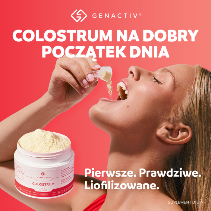 Genactiv Colostrum Preparat wzmacniający odporność Proszek