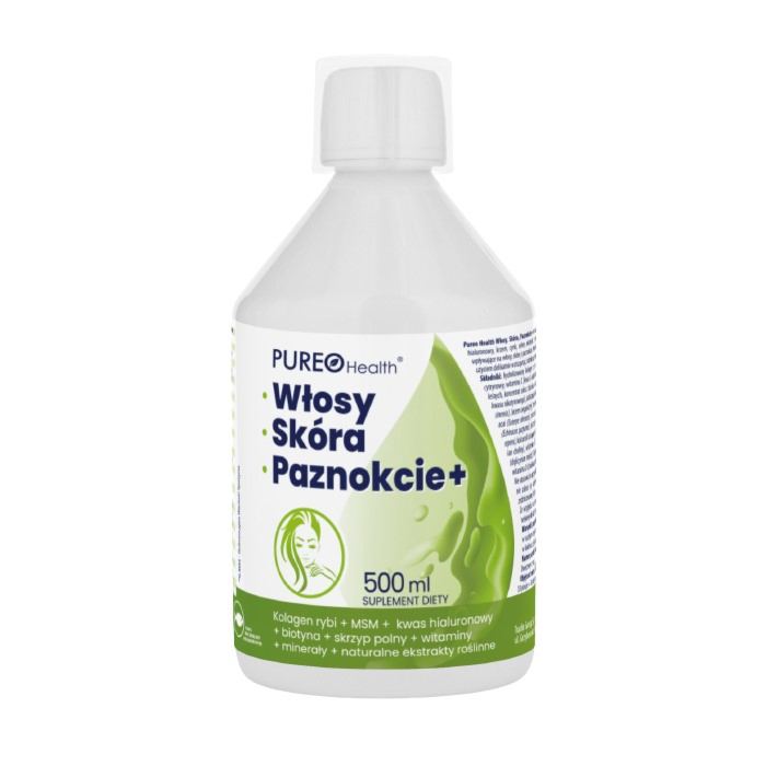 Pureo Health Włosy Skóra Paznokcie+, Płyn