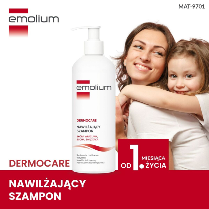 Emolium Dermocare Szampon nawilżający, 400 ml